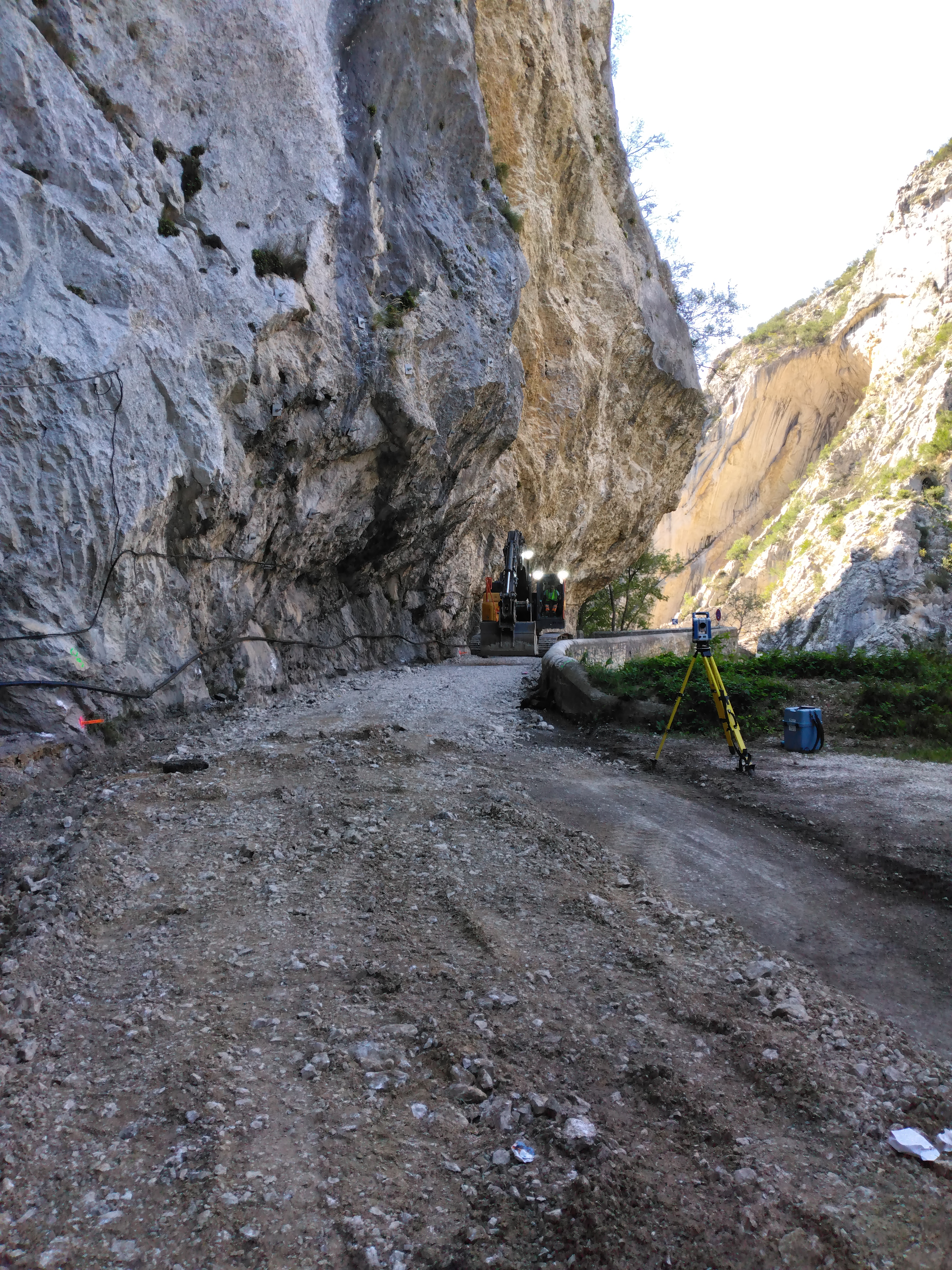 Route des Grands Goulets — suivi de chantier — RL TOPO