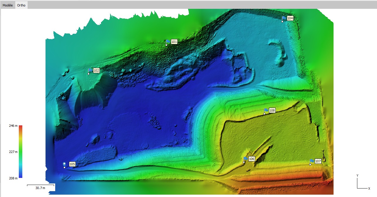 Modèle numérique de terrain — RL TOPO