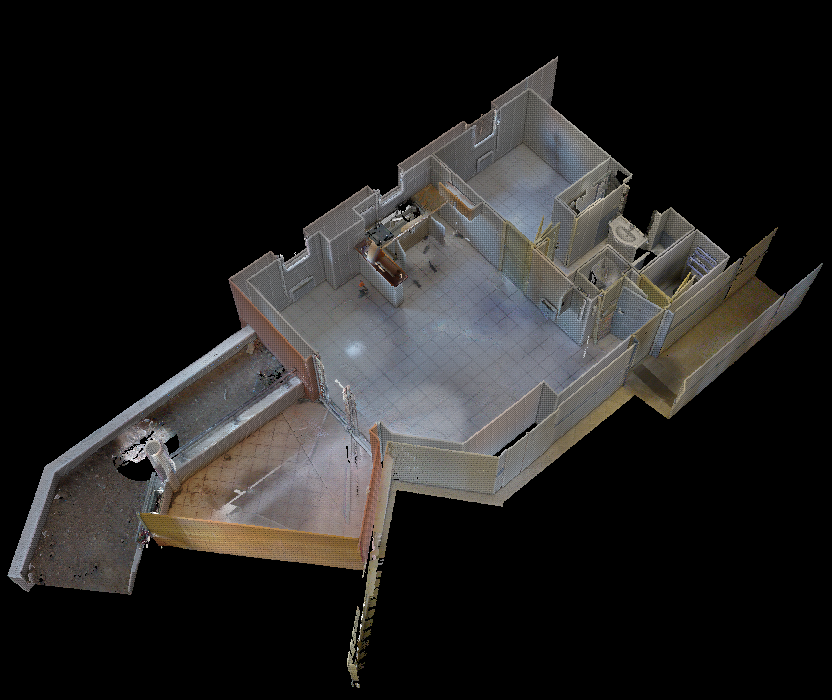 Modélisation 3D — relevé intérieur — RL TOPO