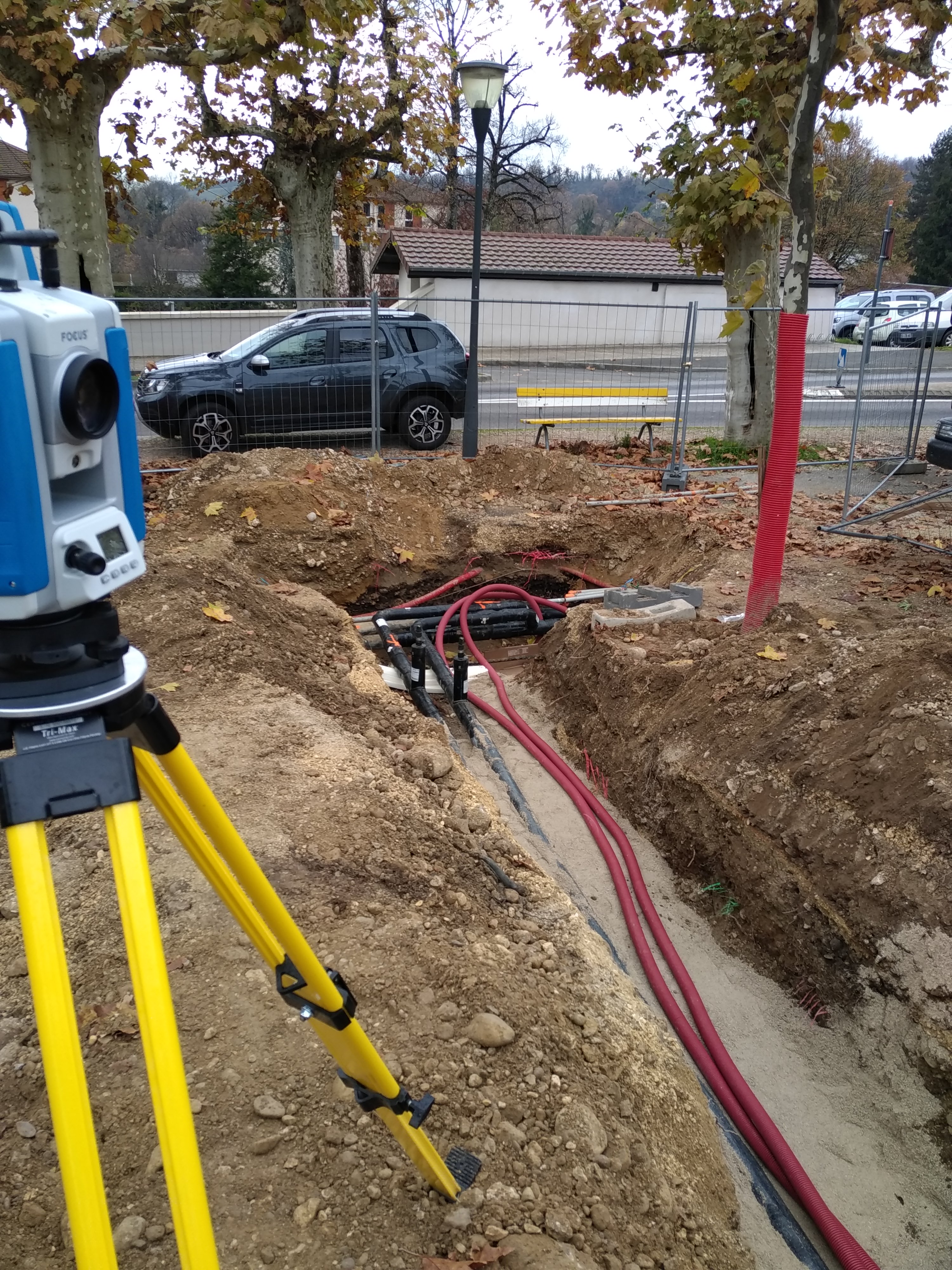 Implantation réseaux en zone urbaine — RL TOPO
