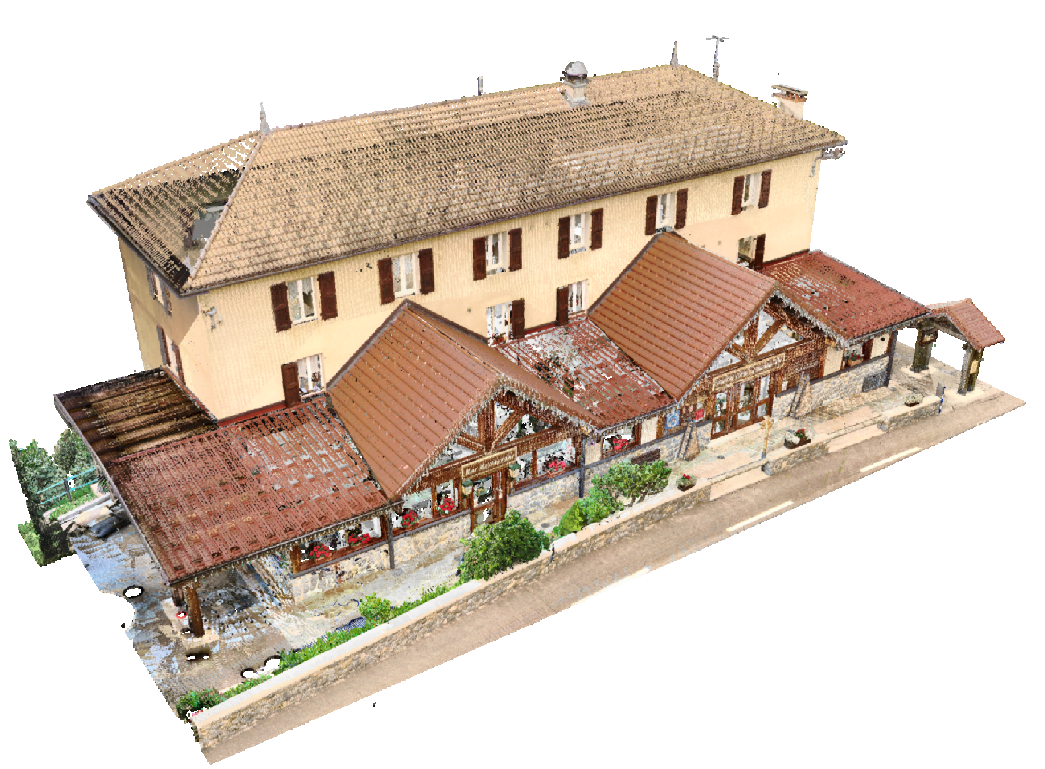 Bâtisse rurale — scanner 3D — RL TOPO